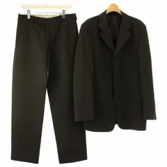 ルイヴィトン LOUIS VUITTON シングルスーツ フォーマル セットアップ 上下 ジャケット 背抜き パンツ スラックス 50 48 茶 ブラウン /DK ■GY18 ■MT