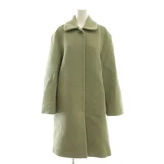 レッド ヴァレンティノ RED VALENTINO ブークレ ステンカラーコート ロング 38 ライトグリーン /HK ■OSのサムネイル