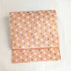 ほぼ未使用★名古屋帯 しぼり 正絹 名古屋仕立て 114