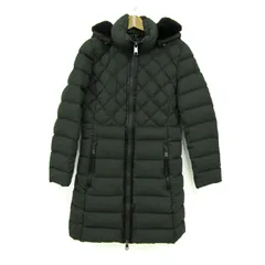 トミーヒルフィガー ダウンジャケット ジャンパー アウター ダウンコート レディース Mサイズ グリーン TOMMY HILFIGER 【中古】