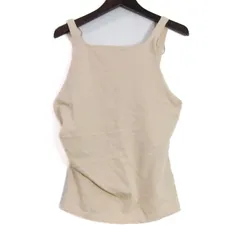 ザラ キャミソール ノースリーブ シャツ トップス 未使用品 レディース Lサイズ ベージュ ZARA