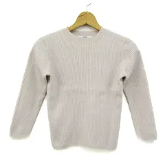 ジャーナルスタンダード　レリューム セーター トップス 長袖 リブニット レディース Fサイズ ベージュ JOURNAL STANDARD relume 【中古】