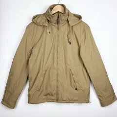 ポロラルフローレン 斗山 00s ベージュ ブラックポニー hedn WHO インナーフリース ジャケット