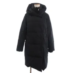 フレームワーク Framework ダウンコート フルジップ フーディ ミドル丈 NYW82380 黒 ブラック 38