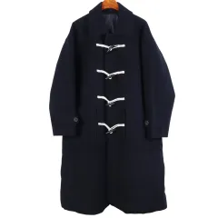 キミュア KIIMUIR ネイビー ダッフル コート M / k1742