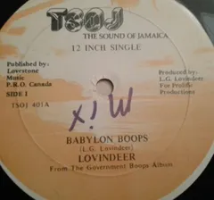 ジャマイカ12” Lloyd Lovindeer Babylon Boops TSOJ401 TSOJ /00250