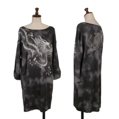ヴィヴィアンタム⭐︎ドラゴン柄チュニックワンピース VIVIENNE TAM ワンピース38サイズドラゴン柄ヴィヴィアンタム