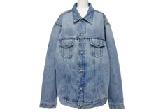 極美品 CHROME HEARTS クロムハーツ デニムジャケット サイズXXL クロスボールボタン ダガージップ ブルー シルバー925 中古 4b009380のサムネイル
