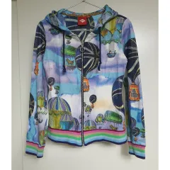 OILILY オイリリー フード ジップアップ フード Tシャツ S サイズ レディース 55 サイズ