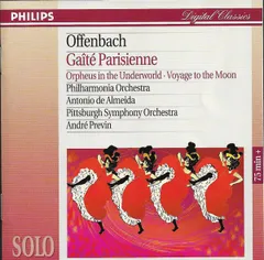 独CD Andre Previn, Antonio de Almei Offenbach - Gaite Parisienne etc. 4434032 Philips /00110