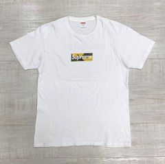Supreme ホワイト Tシャツ カモフラージュ襟 - メルカリ