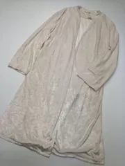 gelato pique ジェラートピケ PWCT201231 長袖 ガウン sizeF/白 ◇■レディース