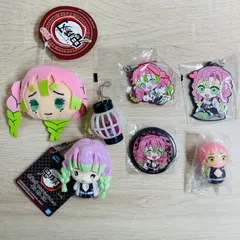 鬼滅の刃 甘露寺蜜璃 グッズセット キーホルダー・缶バッジ 7点セット