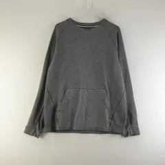 ナイキ メンズ100 グレー 長袖Tシャツ L0055