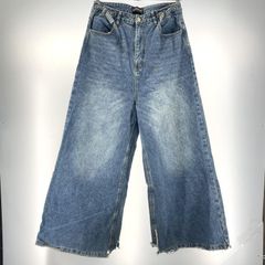 MASONPRINCE ブーツカットデニム 薄い青 ワイドフレア バギーパンツ