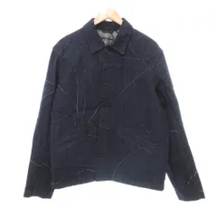 美品 18SS エンポリオアルマーニ メランジ デニム調 ニットジャケット 50 美品 18SS エンポリオアルマーニ メランジ デニム調 ニットジャケット 50