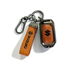 スズキ キーケース マットガンメタリック　ブラウン　全面保護　ジムニー 新型ハスラー スペーシア クロスビー