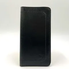 LOUIS VUITTON ポルトバルール・カルトクレディ ユタ レザー ブラック 二つ折り長財布 M97020