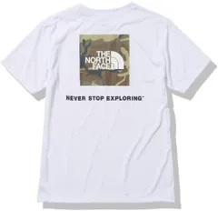 ザ・ノース・フェイス THE NORTH FACE アウトドア ショートスリーブスクエアカモフラージュティー メンズ S/S Square Camouflage Tee 半袖 Tシャツ ロゴ入り レジャー キャンプ ウェア  NT32357 W ホワイト