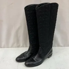 セルジオロッシ キルティングデザイン レザー 切替 ロングブーツ Size:36 レディース - ISItems【USED】【古着】【中古】50123791