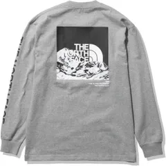 ザ・ノース・フェイス THE NORTH FACE アウトドア ロングスリーブスリーブグラフィックティー メンズ L/S Sleeve Graphic Tee 長袖 ロンT シャツ ロゴ入り レジャー デイリー  NT32344 Z MIXグレ
