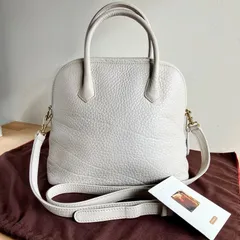 Vintage Coach Sonoma Satchel Natural Grain Leather White Shoulder Bag Italy
