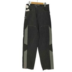 ユーズドフルギ USED古着 BRYAN JIMENEZ PANELED DENIM SMOKE パネル