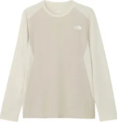 ザ・ノース・フェイス THE NORTH FACE アウトドア ロングスリーブハイブリッドGTDメランジクルー メンズ 長袖Tシャツ トップス 吸汗 速乾 保温 撥水 ランニング ジョギング 防風 抗菌防臭 ドライ  NT62577 GS グレイッシュホワイト