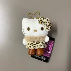 ハローキティ MCコレクション ANIMAL ブラウン レオパード キーホルダー(新品)