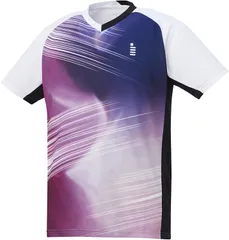 ゴーセン GOSEN テニス ゲームシャツ メンズ レディース 半袖ゲームシャツ 半袖Tシャツ 部活 チーム クラブ サークル 吸汗速乾 練習 トレーニング  T2346 30 ホワイト