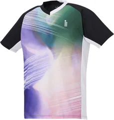 ゴーセン GOSEN テニス ゲームシャツ メンズ レディース 半袖ゲームシャツ 半袖Tシャツ 部活 チーム クラブ サークル 吸汗速乾 練習 トレーニング  T2346 39 ブラック