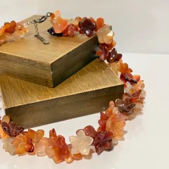 シルバー製 天然アゲート ネックレス