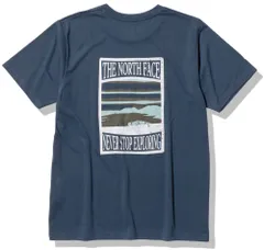 ザ・ノース・フェイス THE NORTH FACE アウトドア ショートスリーブトレイルスタンプメッシュティー メンズ S/S Trail Stamp Mesh Tee 半袖 Tシャツ キャンプ デイリー レジャー  NT32370 OB Mブルー