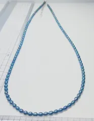 淡水染めパールネックレスNO25-2499