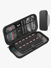 SALE Switch 2 ケース Switch 2専用対応 スイッチ 2 収納ケース 収納バッグ 耐衝撃 EVA素材 柔らかい裏地 大容量収納 ストレージカバー マジックテープ ダブルファスナーデザインゲームカード12枚 防水 持ち運び便利 小物収納可