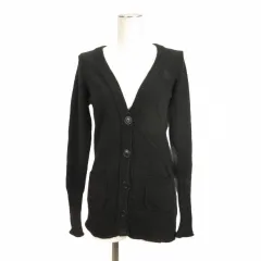 ポロジーンズ ラルフローレン POLO JEANS ニット Vネック カーディガン カシミヤミックス M ブラック ■FF