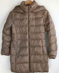 ユニクロ ストレッチダウンコート レディース M ライトブラウン 3022202512100018