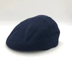 【美品】カンゴール KANGOL  ベレー帽 ハンチング 紺 ネイビー サマーニット