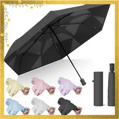 形状記憶【3秒でたためる日傘】UVカット100%完全遮光 遮熱 自動開閉 軽量折りたたみ傘 晴雨兼用 紫外線遮断 通勤旅行 母の日父の日贈り物最適 メンズレディース兼用(Black) 0