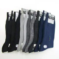 ビジネスソックス 靴下 11点セット 未使用 クルー丈 日本製等 24-26cm 紳士靴下 まとめて 大量 メンズ