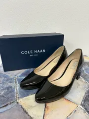 COLE HAAN コールハーン パンプス エナメル ブラック 5.5B 日本サイズ約22.5cm