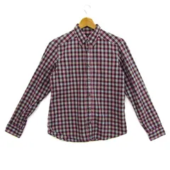 ポールスミス 長袖シャツ コットン100% チェック柄 ブランド トップス メンズ Sサイズ エンジ×ピンク×緑 Paul Smith 【中古】のサムネイル