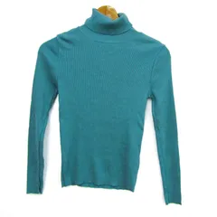 クミキョク ニット セーター 長袖 コットン100% ブランド トップス 日本製 レディース 2サイズ ミントグリーン 組曲 【中古】