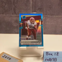 2020 Panini Donruss Optic Chase Young 282/299 Washington Football Team Blue Rated Rookie カード