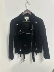 アラブヴィンテージ FOREVER 21 フォーエバー トゥエンティーワン ブラック コーデュロイ ライダースジャケット S