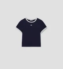 未開封新品 O!Oi リンガー Tシャツ ネイビー