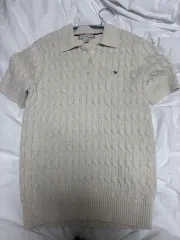 トミーヒルフィガー 半袖 ニット カラーTシャツ