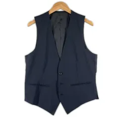 ノーブランド  その他 オールシーズン ベスト ブラック メンズ【古着】【中古】【送料無料】