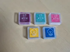artnic アートニック インク パッド スタンプ 3個 ドジャンバッ インジュ ダイアリー デコレーション用