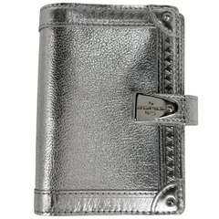 ルイ・ヴィトン Louis Vuitton アジェンダ パルトネール PM 手帳カバー システム手帳 メタリック 手帳・ブックカバー スハリ アルジャン(シルバー) R21032 レディース 【中古】